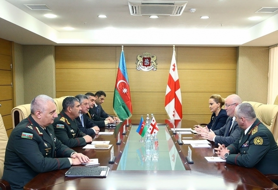 阿塞拜疆与格鲁吉亚密切合作有利于保障地区安全