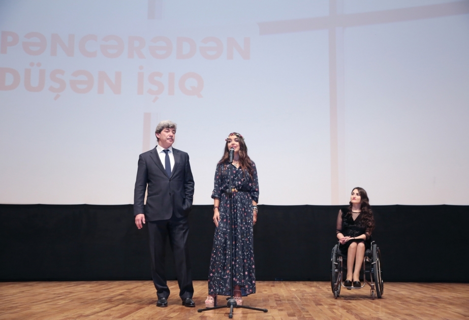 Nizami Cinema Center hosts presentation of documentary "Light behind window" Vice-President of Heydar Aliyev Foundation, author and executive producer of the film Leyla Aliyeva attended the event