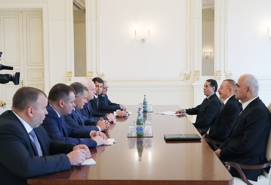 Президент Ильхам Алиев принял делегацию во главе с первым заместителем премьер-министра Украины ОБНОВЛЕНО ВИДЕО