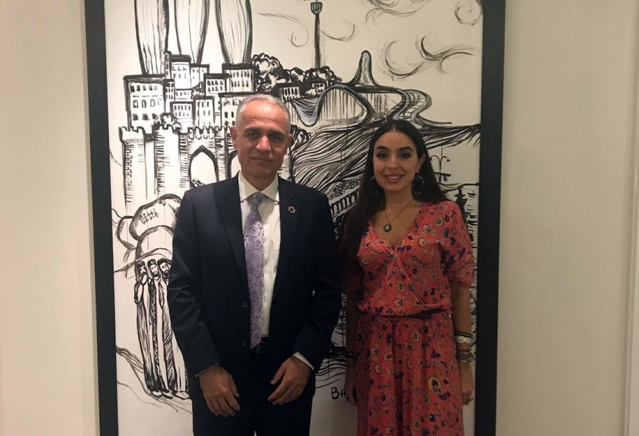 Leyla Aliyeva trifft mit UN-Resident Koordinator Ghulam Isaqzai in Aserbaidschan zusammen