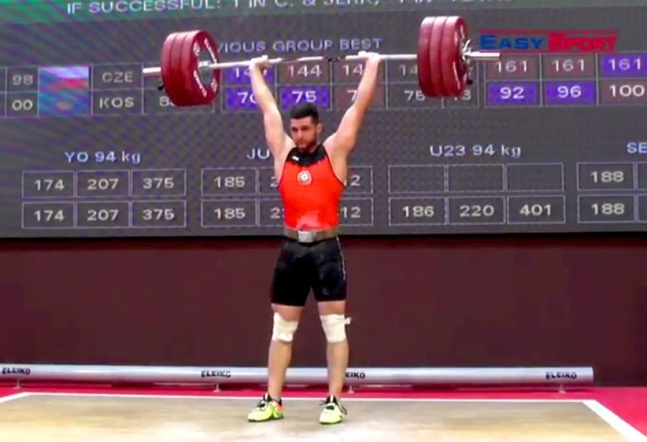 Azərbaycanın ağır atleti Avropa çempionatında bürünc medal qazanıb
