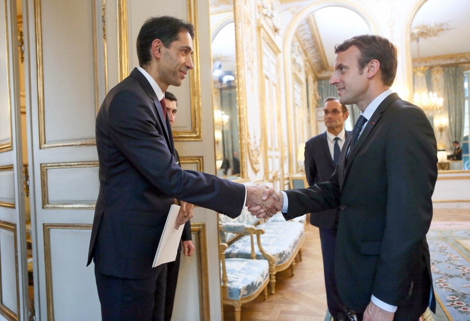 President Macron: France is interested in developing relations with Azerbaijan
