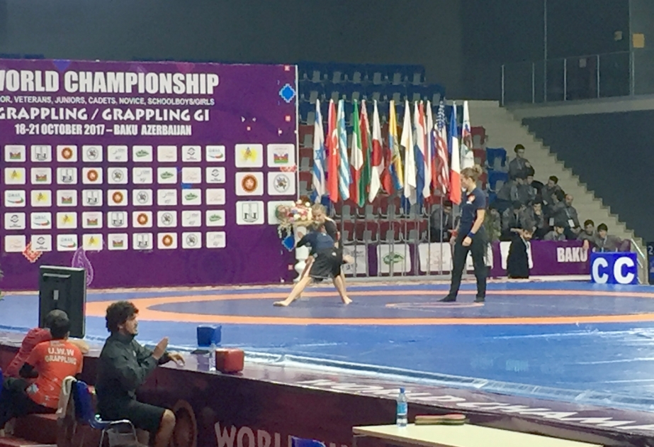 Bakıda grappling üzrə dünya çempionatı davam edir
