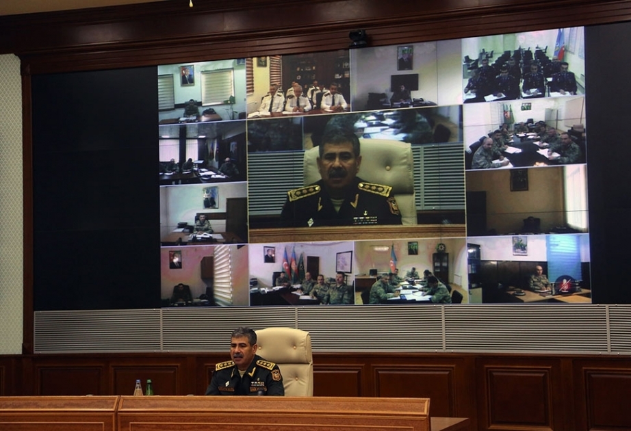 Azerbaijan`s defense minister gives instructions to troops in connection with immediate and resolute suppression of enemy provocations