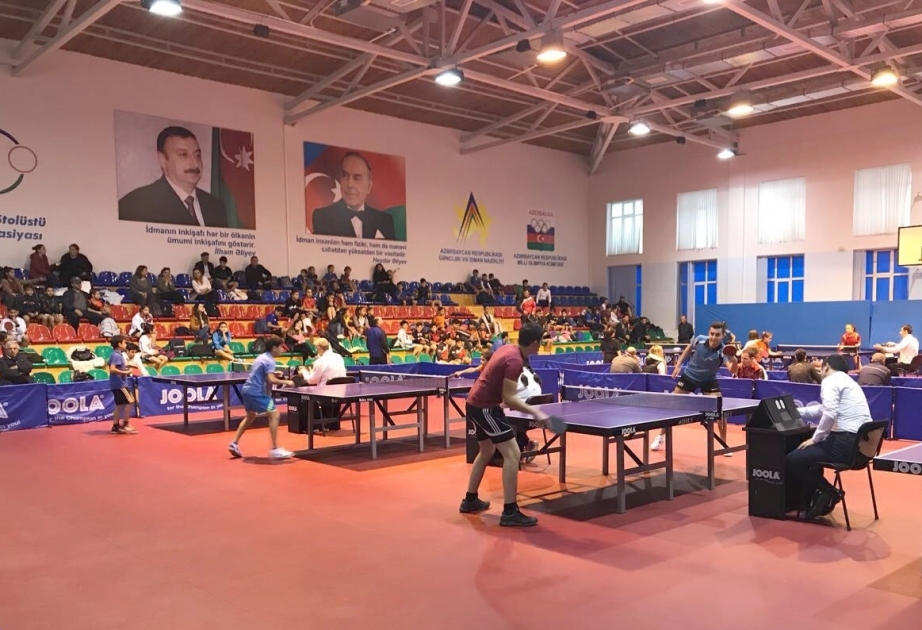 Stolüstü tennis üzrə Azərbaycan Kuboku uğrunda yarışlara start verilib