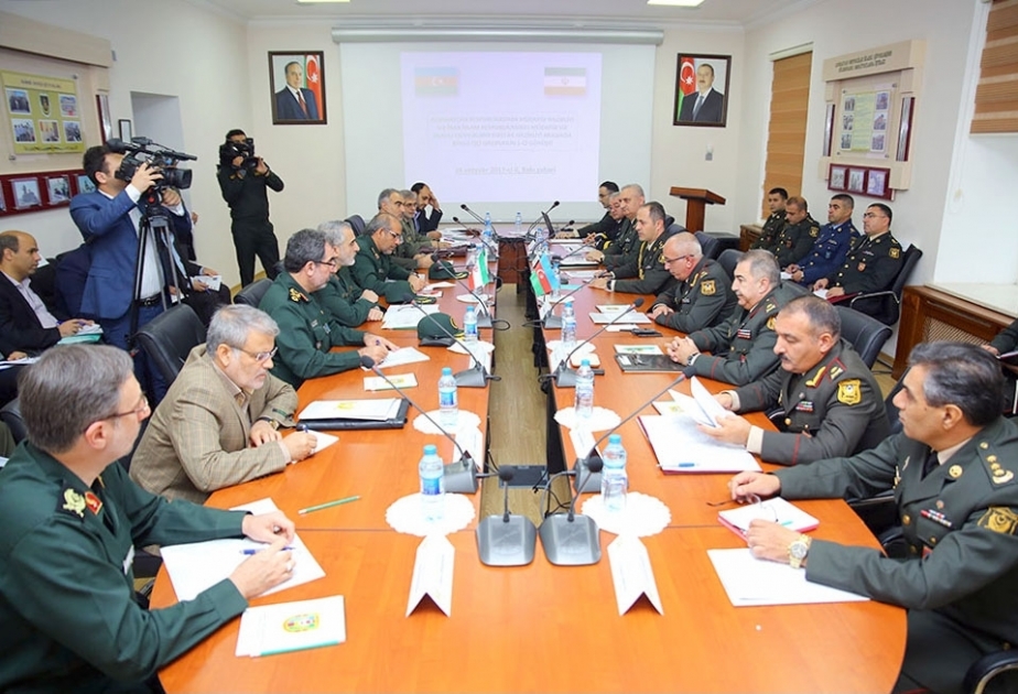 عقد اول اجتماع لفريق عمل مشترك للتعاون العسكري بين أذربيجان وإيران 