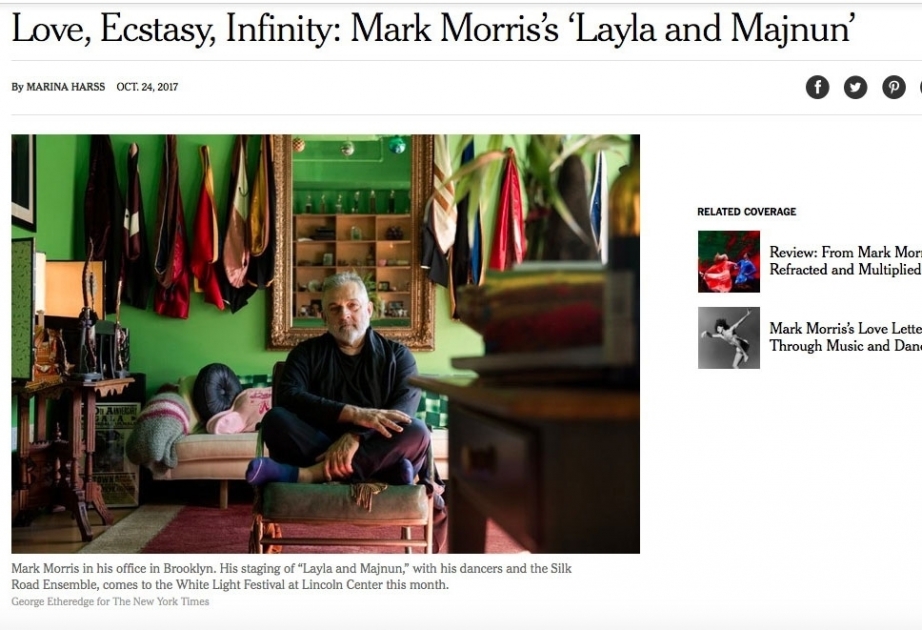 “The New York Times” qəzetində “Leyli və Məcnun” operası haqqında məqalə dərc edilib
