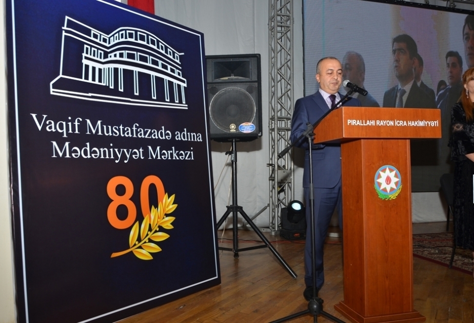Vaqif Mustafazadə adına Mədəniyyət Mərkəzinin 80 illiyi münasibətilə tədbir keçirilib