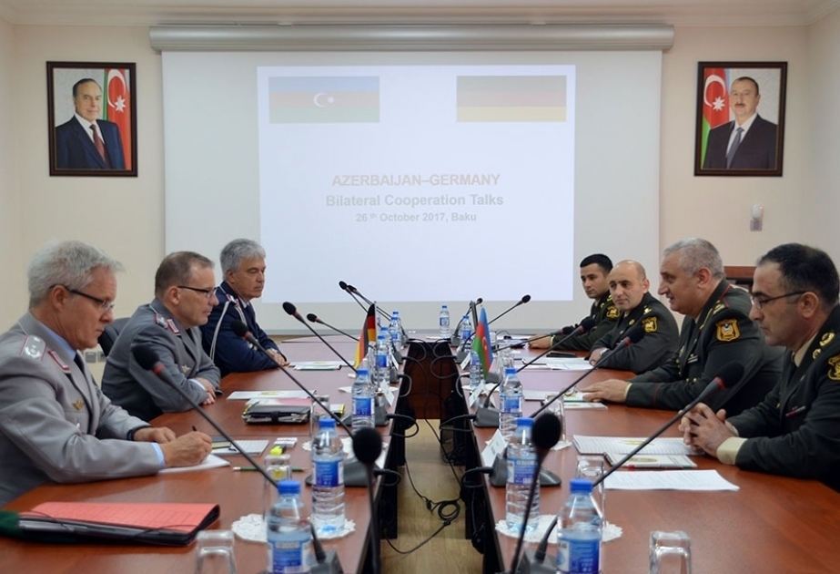 Azerbaijani, German defense ministries hold bilateral negotiations