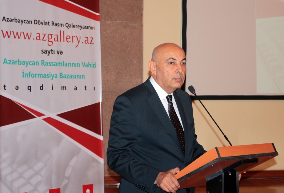 Azərbaycan rəssamlarının vahid informasiya bazası və qalereyanın veb-saytı təqdim edilib