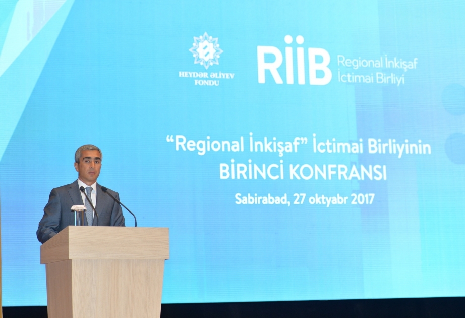 Heydər Əliyev Fondunun “Regional İnkişaf” İctimai Birliyinin birinci konfransı keçirilib