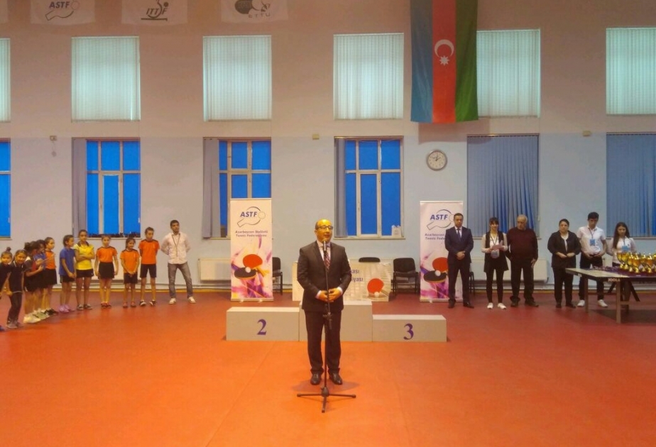Stolüstü tennis üzrə Azərbaycan Kuboku turnirinə yekun vurulub