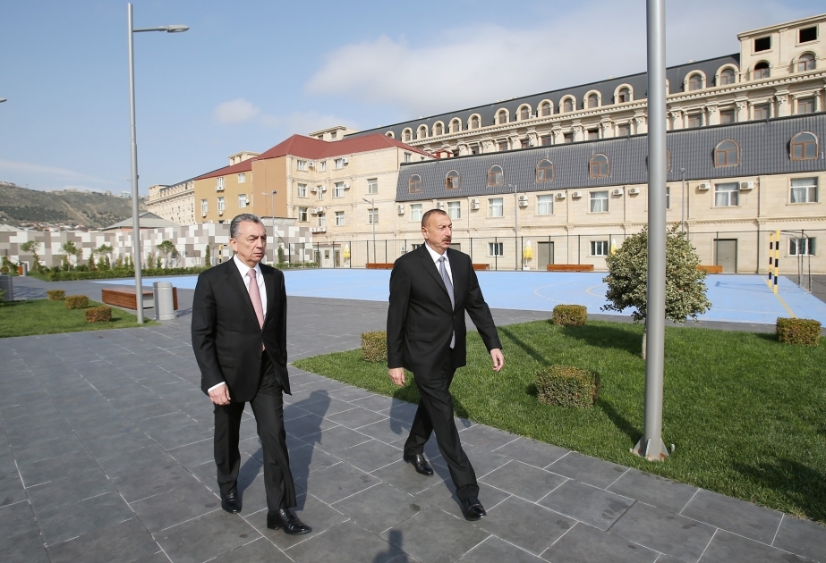 President Ilham Aliyev viewed newly-built sports and recreation park in Baku VIDEO