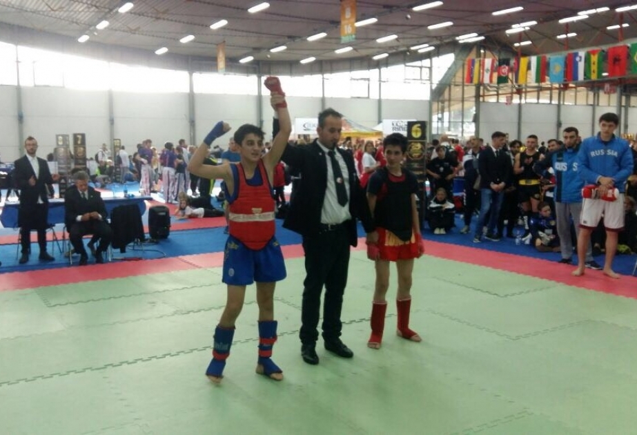 Azerbaijani wushu sanda fighter wins Unified World Championships
