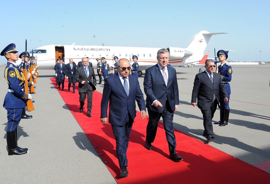 Gürcüstanın Baş naziri Giorgi Kvirikaşvili Azərbaycanda səfərdədir