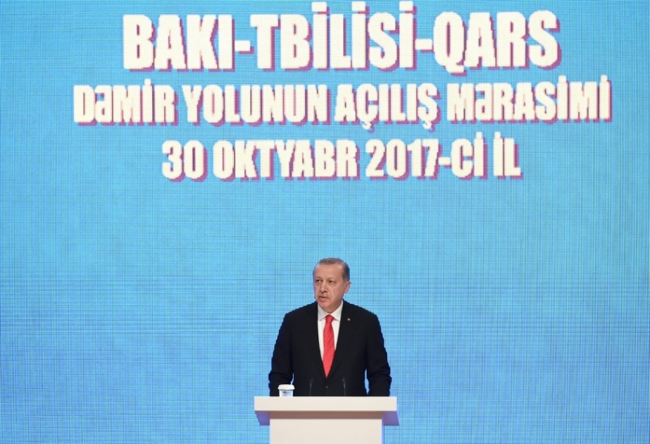 Rəcəb Tayyib Ərdoğan: Bu gün həm yaşadığımız dövr, həm də gələcəyimiz üçün çox mühüm addım atırıq