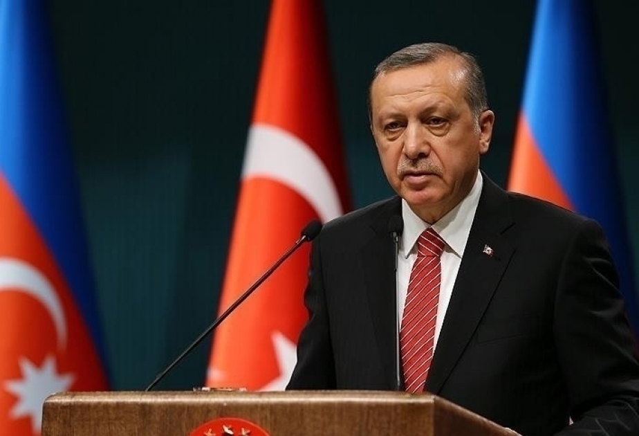 Реджеп Тайип Эрдоган: То, что сегодня наши связи с Азербайджаном находятся на уровне стратегического союзничества, является источником нашей гордости