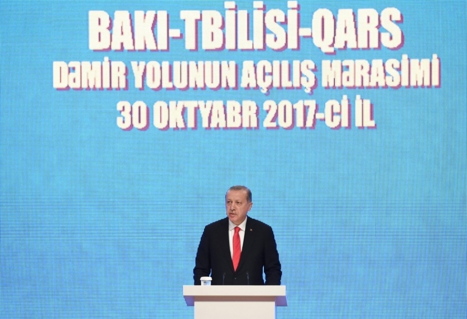 رئيس تركيا: يقدم هذا المشروع أفضل فرص من حيث الزمن والمسافة