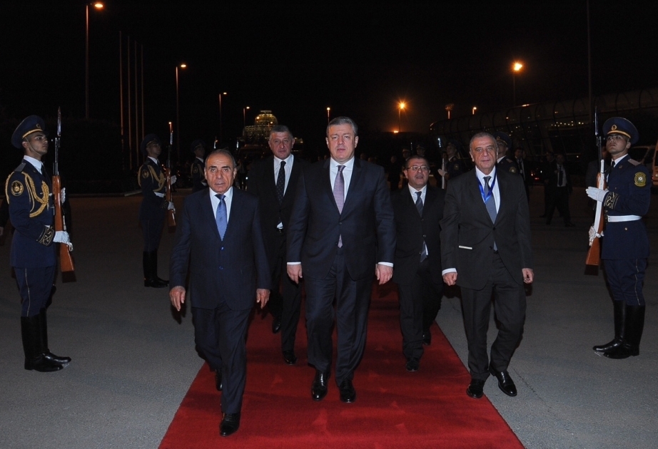 Georgian PM Giorgi Kvirikashvili completes his visit to Azerbaijan