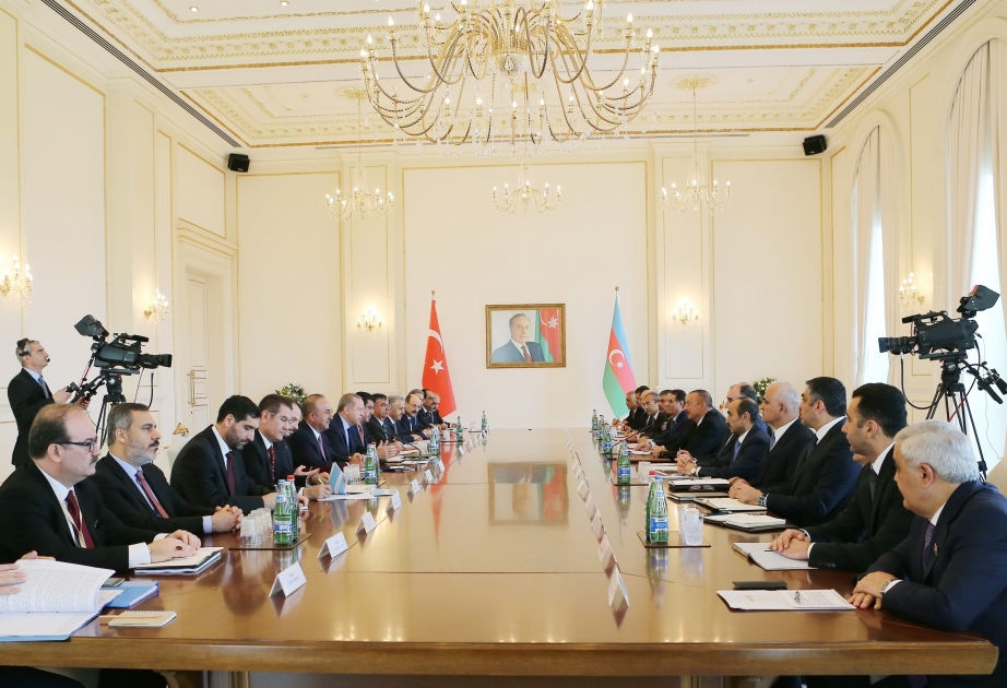 Sechste Sitzung des aserbaidschanisch-türkischen hochrangigen strategischen Kooperationsrates in Baku VIDEO