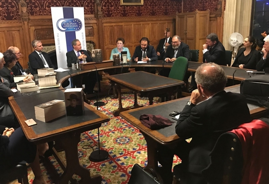 Britaniya parlamentində Elmira Axundovanın “Heydər Əliyev: Şəxsiyyət və zaman” üçcildliyinin təqdimatı olub