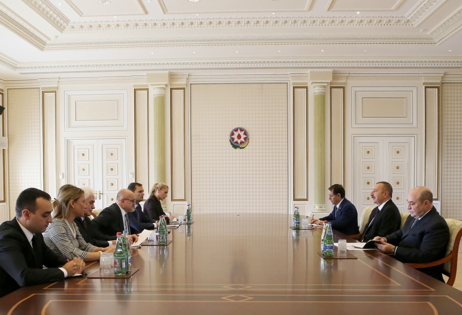 Президент Азербайджана Ильхам Алиев принял делегацию, возглавляемую министром иностранных дел Монтенегро ОБНОВЛЕНО ВИДЕО