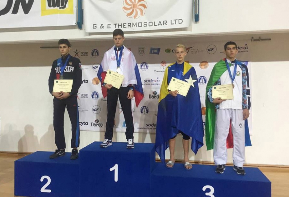 Taekvando üzrə Azərbaycan millisi Avropa birinciliyini 1 qızıl və 1 bürünc medalla başa vurub