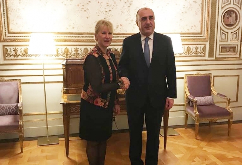 Elmar Mammadyarov rencontre son homologue suédoise à Stockholm