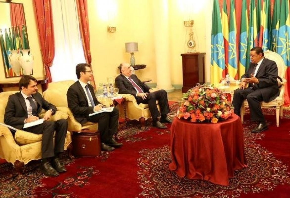Le ministre azerbaïdjanais des Affaires étrangères reçu par le président éthiopien