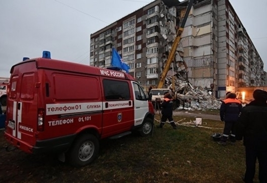 Body of sixth victim pulled from rubble of partially collapsed Izhevsk house