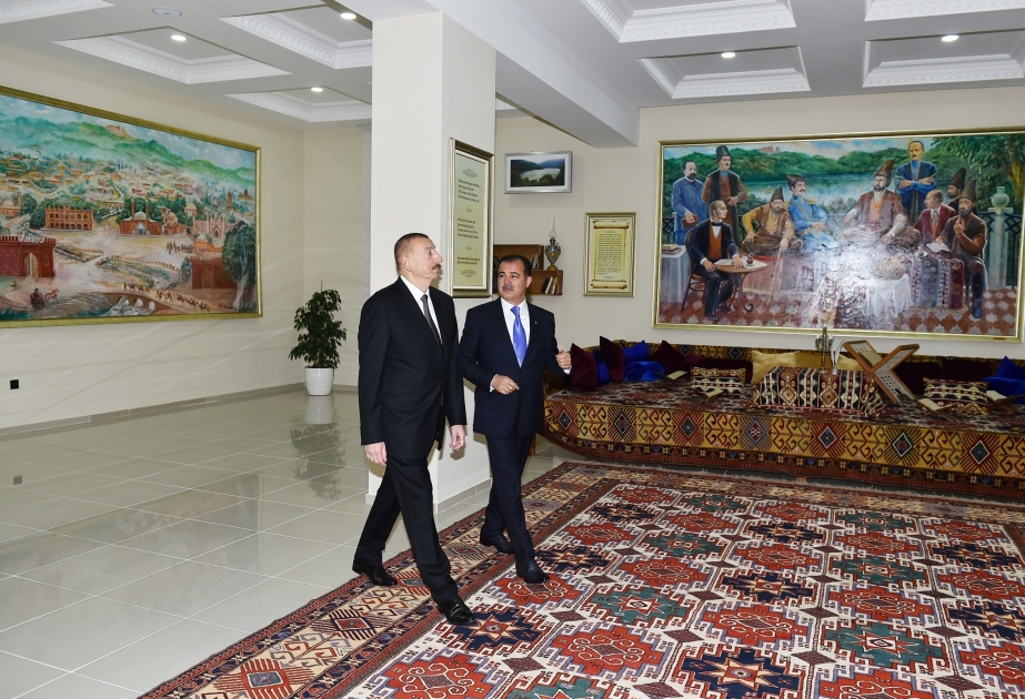 President Ilham Aliyev attended inauguration of Mirza Shafi Vazeh Museum in Ganja VIDEO