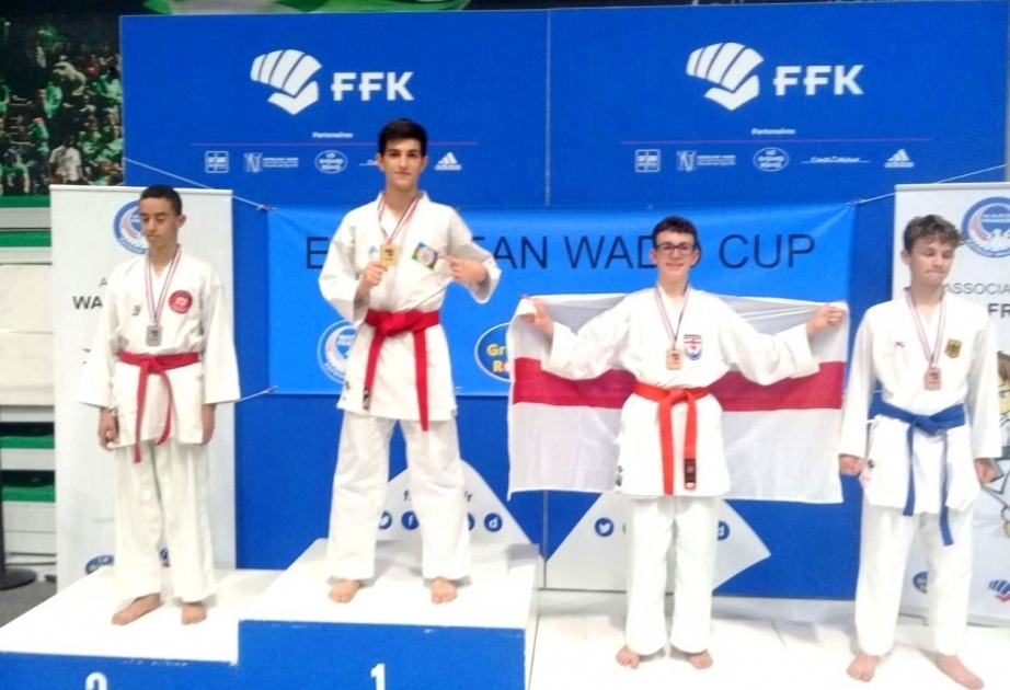 Junior Azerbaijani karate fighter crowned European champion