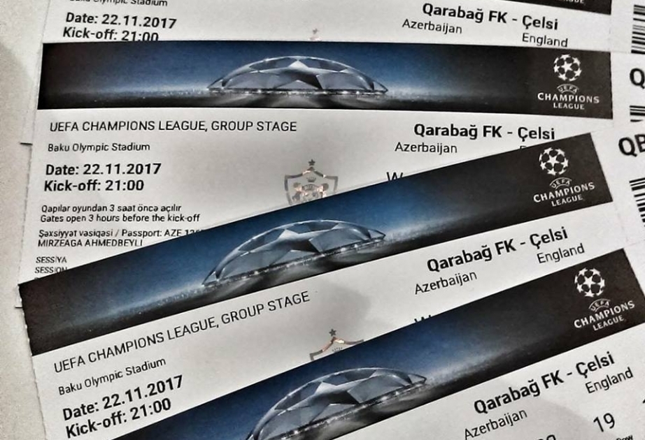 Plus de 50 mille billets vendus pour le match Qarabag-Chelsea