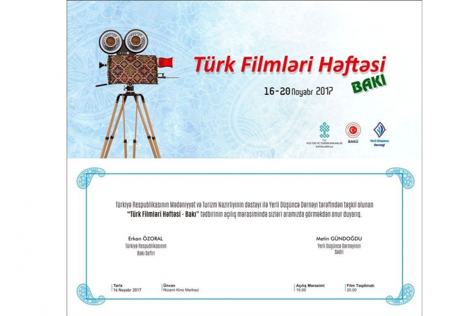 Kinosevərlər Bakıda türk filmlərini bir həftə pulsuz izləyəcək