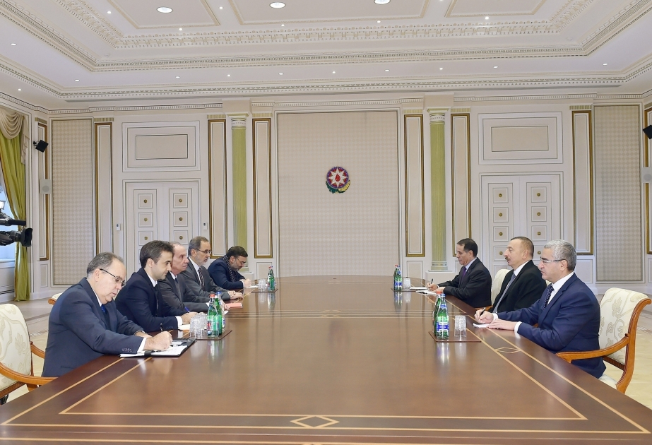 Staatspräsident Ilham Aliyev empfängt brasilianische Delegation VIDEO