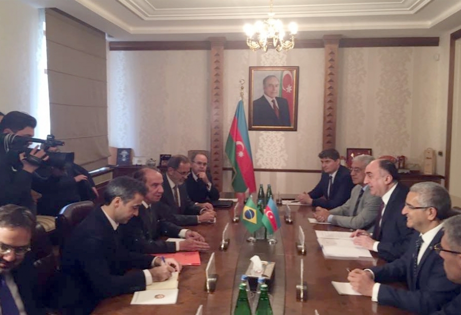 Azerbaijani, Brazilian FMs meet in Baku