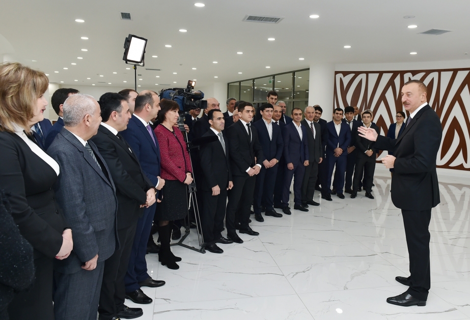 President Ilham Aliyev inaugurated Absheron Olympic Sport Complex VIDEO