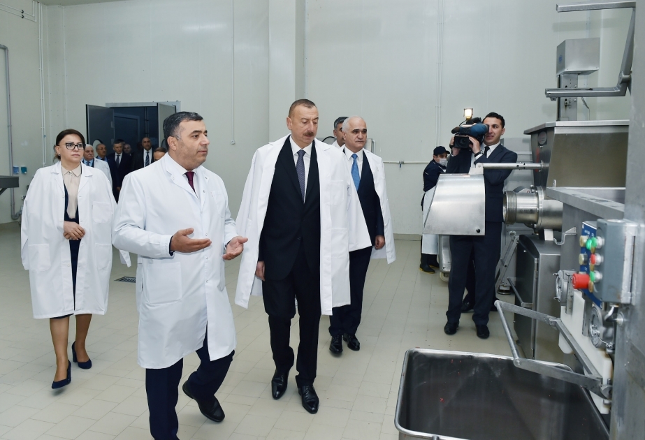 Azərbaycan Prezidenti İlham Əliyev Abşeron rayonunda “Zəhmət-Ruzi” MMC-nin fəaliyyəti ilə tanış olub  YENİLƏNİB VİDEO