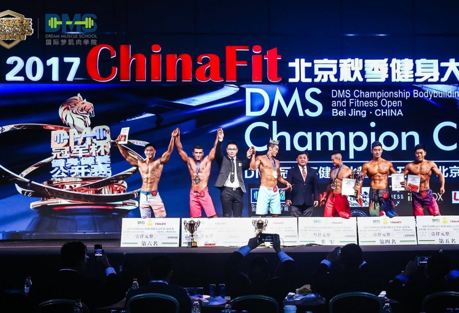 Azerbaijani student wins DMS bodybuilding and fitness 2017 in China