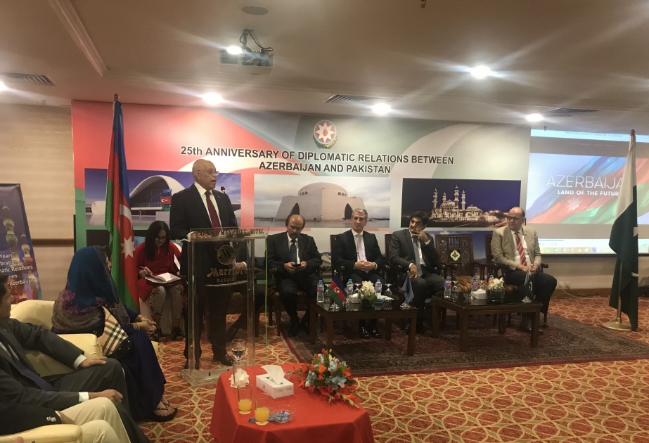 Azərbaycan-Pakistan diplomatik münasibətlərinin qurulmasının 25-ci ildönümü Kəraçidə qeyd edilib