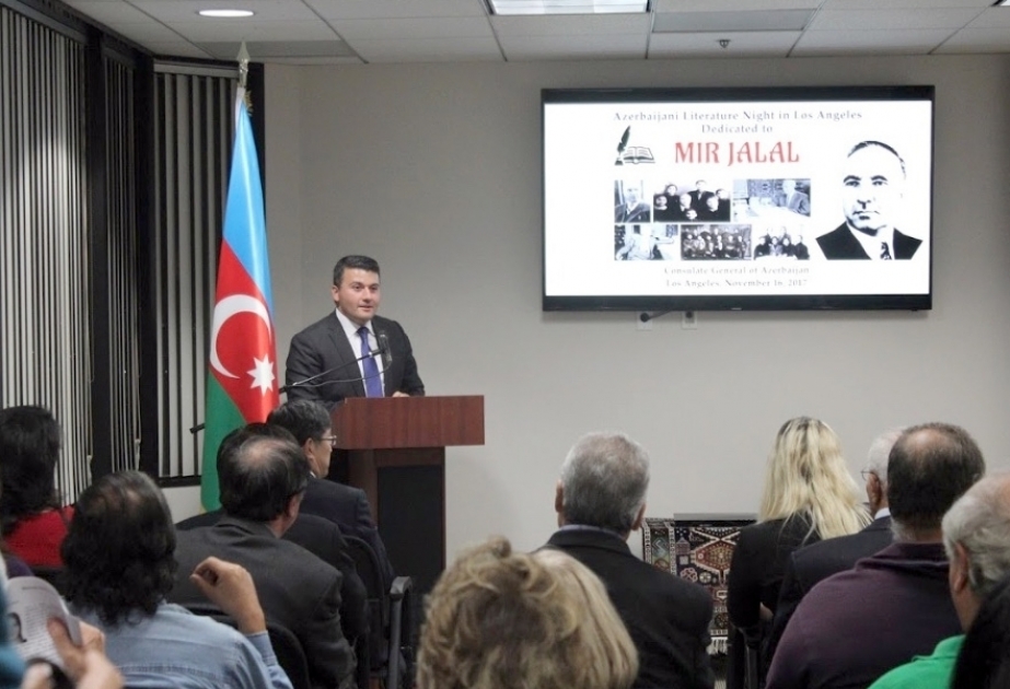 Renowned Azerbaijani writer Mir Jalal's rich literary legacy presented in Los Angeles