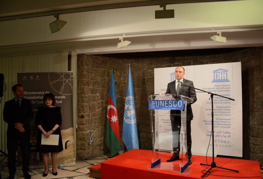 UNESCO-da almanların Azərbaycana gəlişinin 200 illiyinə həsr edilən sərgi keçirilib VİDEO