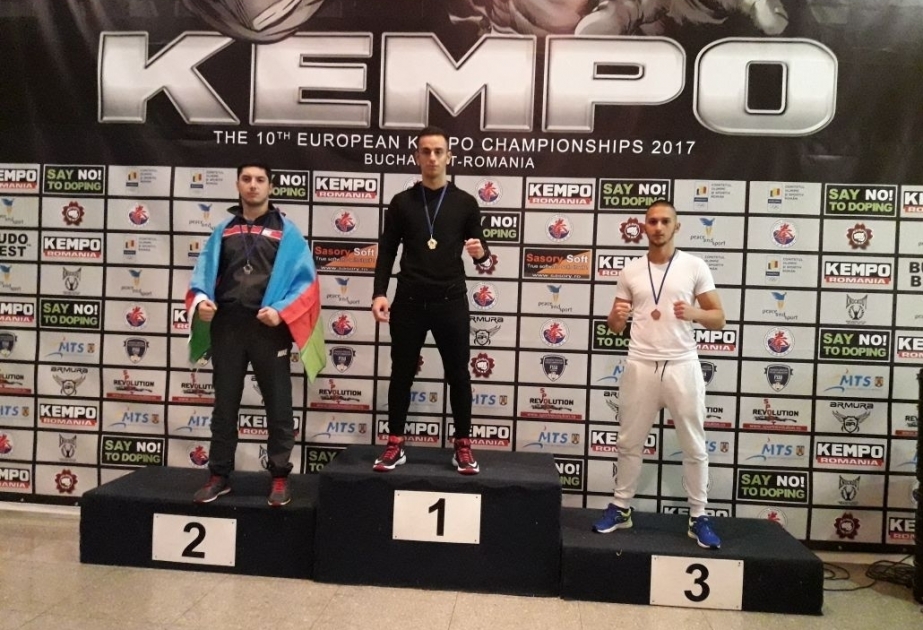 Azerbaijani kempo fighter wins European silver in Romania