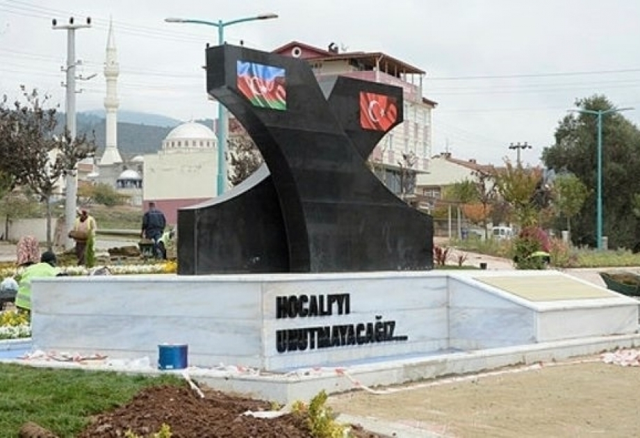 Khojaly memorial erected in Kocaeli, Turkey