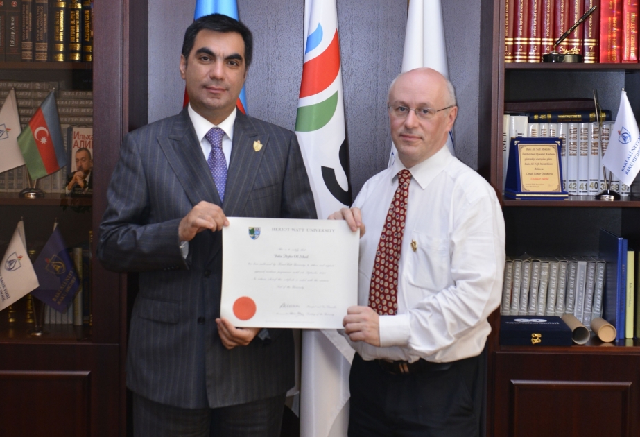 Baku Higher Oil School, Heriot-Watt University prolong cooperation agreement till 2021