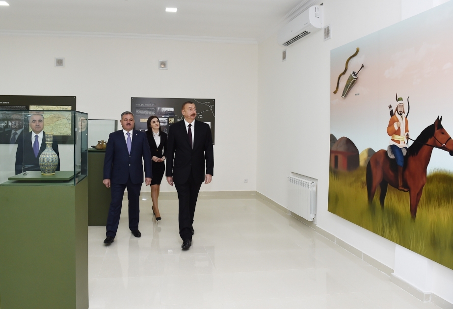 President Ilham Aliyev opened Tartar Museum of History and Local Lore VIDEO