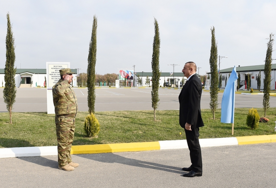 Terter: Oberbefehlshaber besucht militärische Einheit “N“ VIDEO