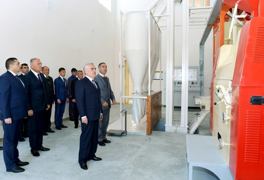 “Sədərək” Taxıl Məhsulları Emalı Müəssisəsi fəaliyyətə başlayıb