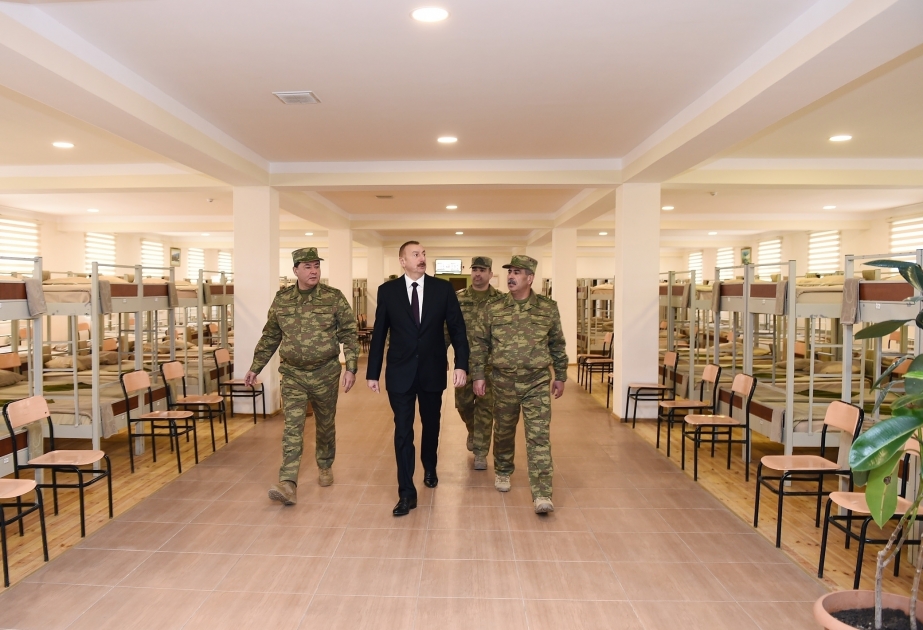 Agjabi: Oberbefehlshaber besucht militärische Einheit “N“ VIDEO