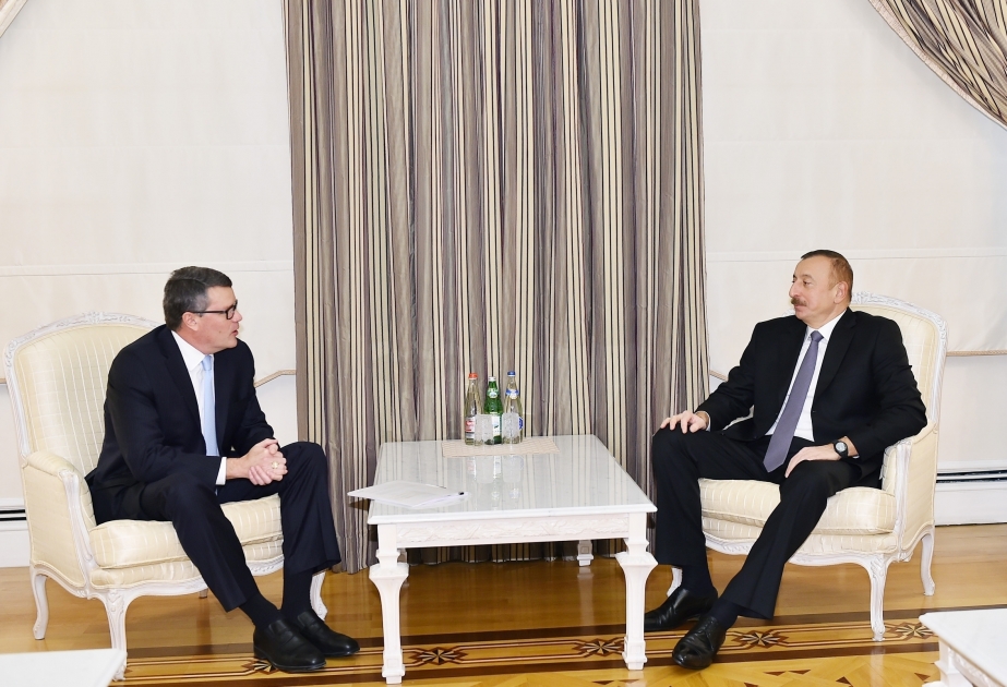 Le président Ilham Aliyev a reçu une délégation de l’entreprise CISCO VIDEO